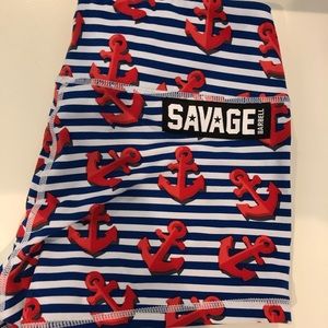 Limited edition Savage Barbell shorts Size M